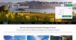 Desktop Screenshot of discovernewzealand.com